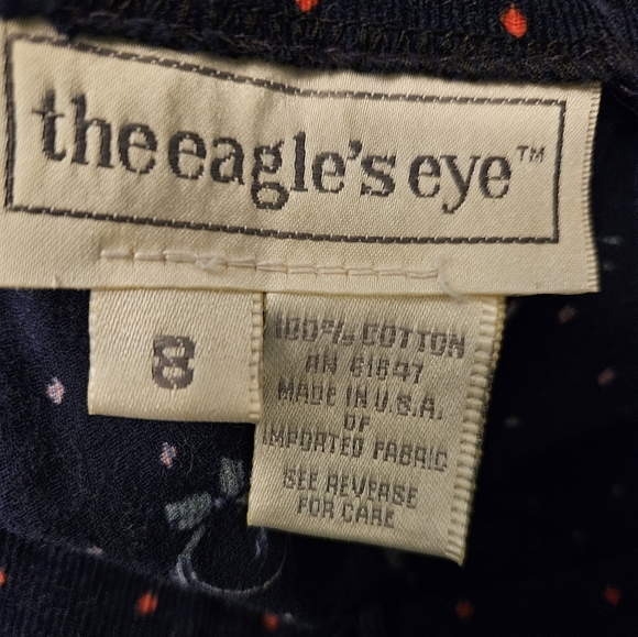 Vintage The Eagles Eye Holiday Fox Hunt Feathercord Corduroy Skirt Size 10 - Picture 6 of 7